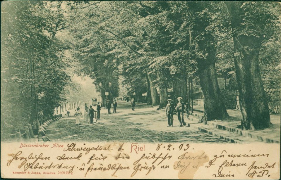 Düsternbrooker Allee (später Düsternbrooker Weg) (Kiel 82.848)
