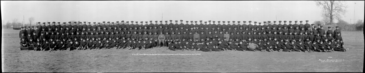 E Co 1st Depot Battalion Polish Contingent Niagara Camp Ontario Canada Nov 16th 1917