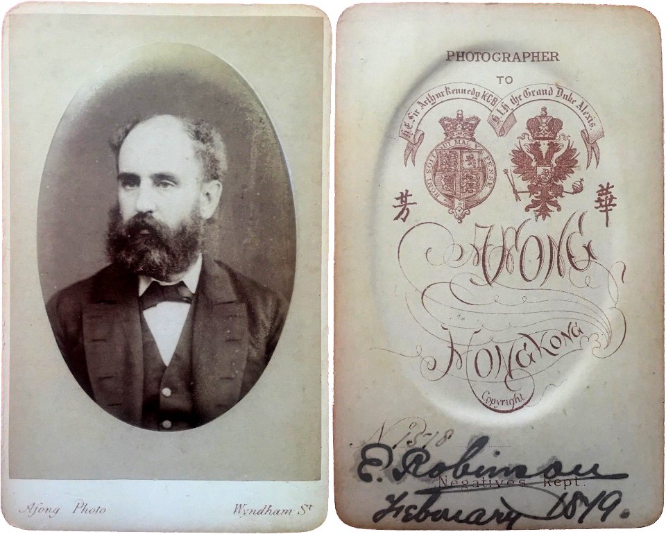 E Robinson by Lai Afong, 1879