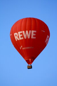 Hot air balloon red rewe