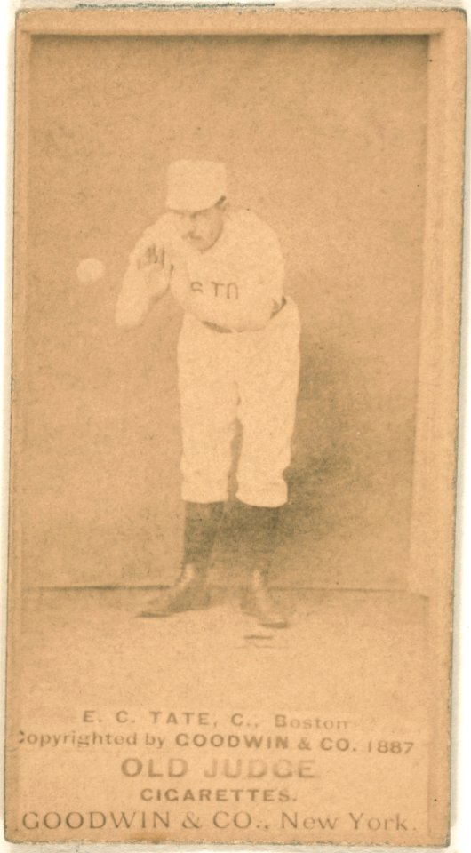 E. C. Tate, Boston Beaneaters, baseball card portrait LCCN2007685644