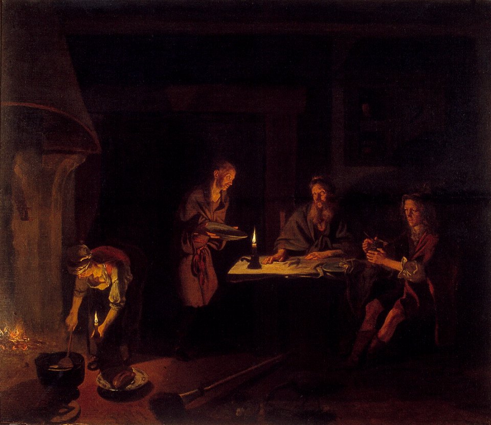 E. de Witte - Philemon en Baucis - NK2434 - Delft Municipal Museums
