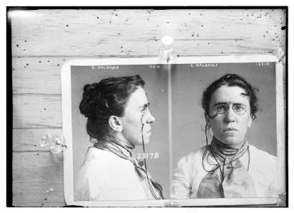 E. Goldman, two views - profile and frontal LCCN2014680747
