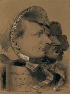 E. Labiche (Marc Michel, Aug. Lefranc) - (caricature) - (dessin) - Nadar