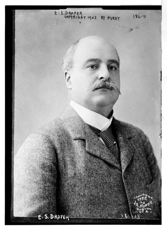 E. S. Draper, portrait bust, J.E. Purdy, Boston - J.E. Purdy LCCN2014681080