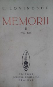 E. Lovinescu - „Memorii”