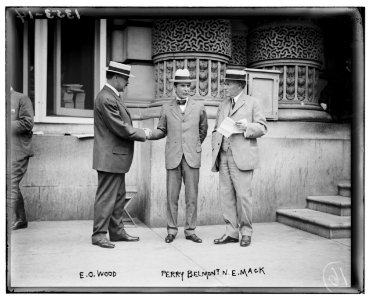 E.O. Wood, Perry Belmont, N.E. Mack LCCN2014687219