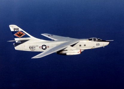 EA-3B VQ-1 in flight South China Sea 1974