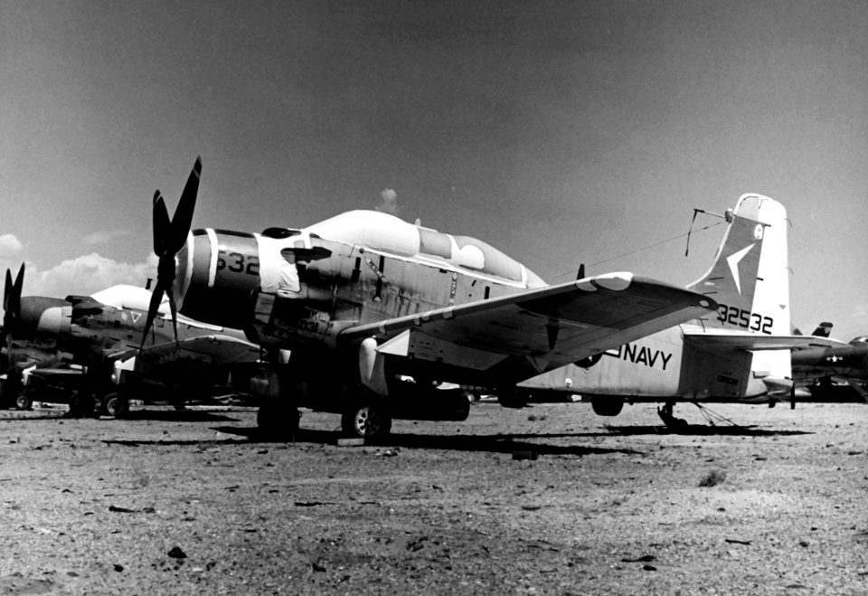 EA-1F retired at MASDC 1970s
