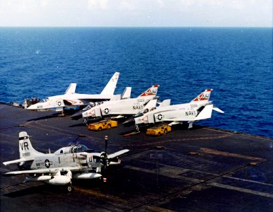 EA-1F USS Kitty Hawk 1968