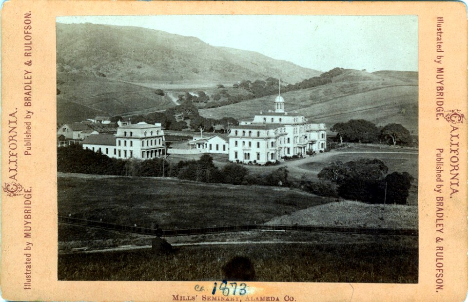 Eadweard Muybridge Photograph of Mills College
