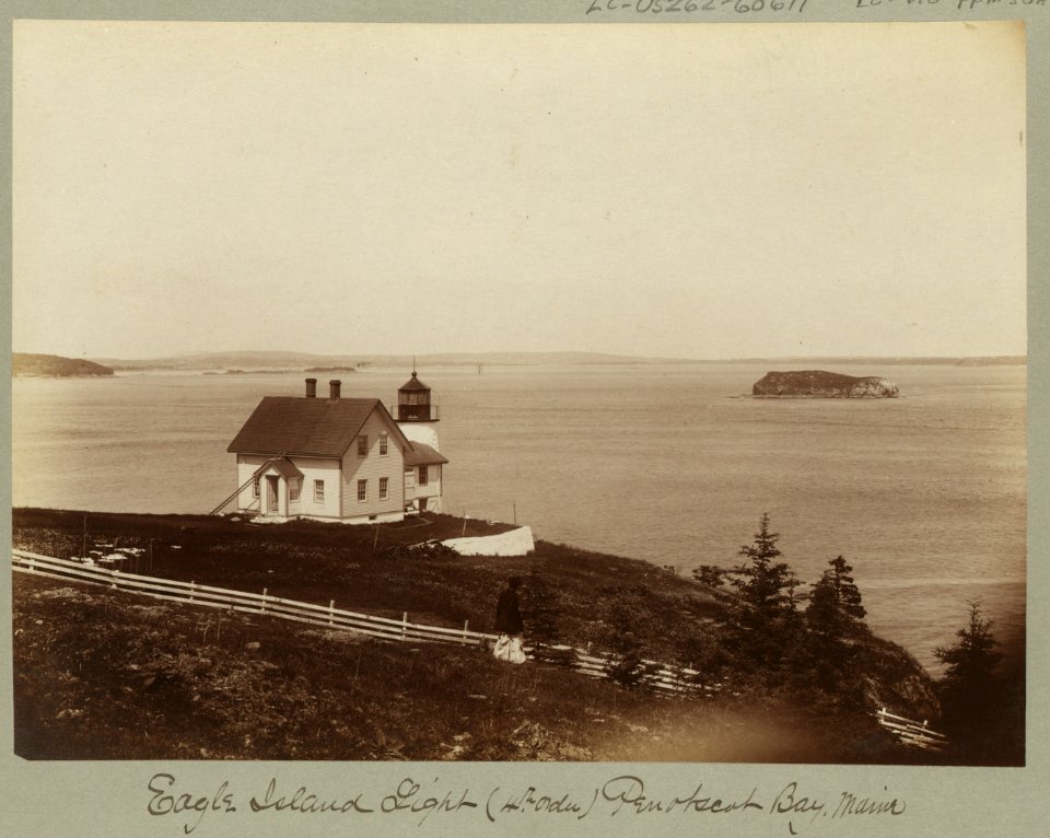 Eagle Island Light, (4th order), Penobscot Bay, Maine LCCN2002711538
