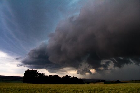 Storm hunting meteorology gust front photo