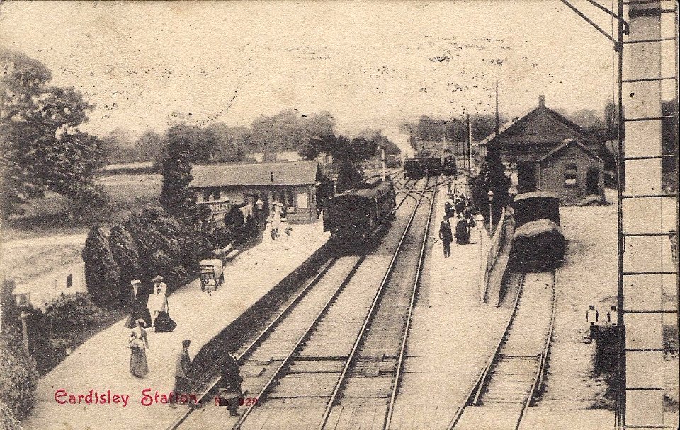 Eardisley railway station (postcard)
