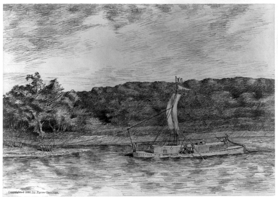 Early scenes of Missouri Territory, 180-)- Cordell Boat LCCN2006681213