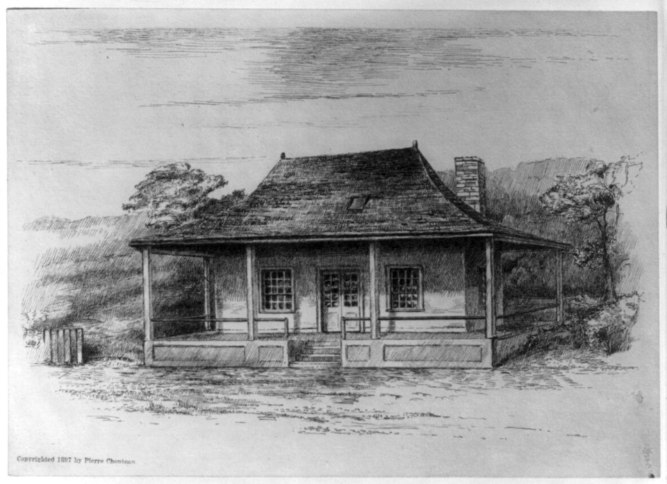 Early scenes of Missouri Territory, 180-)- Manuel Lisa House LCCN2006681212
