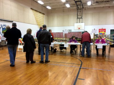 Early voting at Ward 7 in Nashua, New Hampshire E5E89812 photo