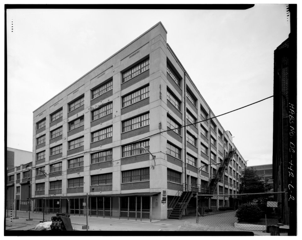 East and north elevations looking southwest building 143