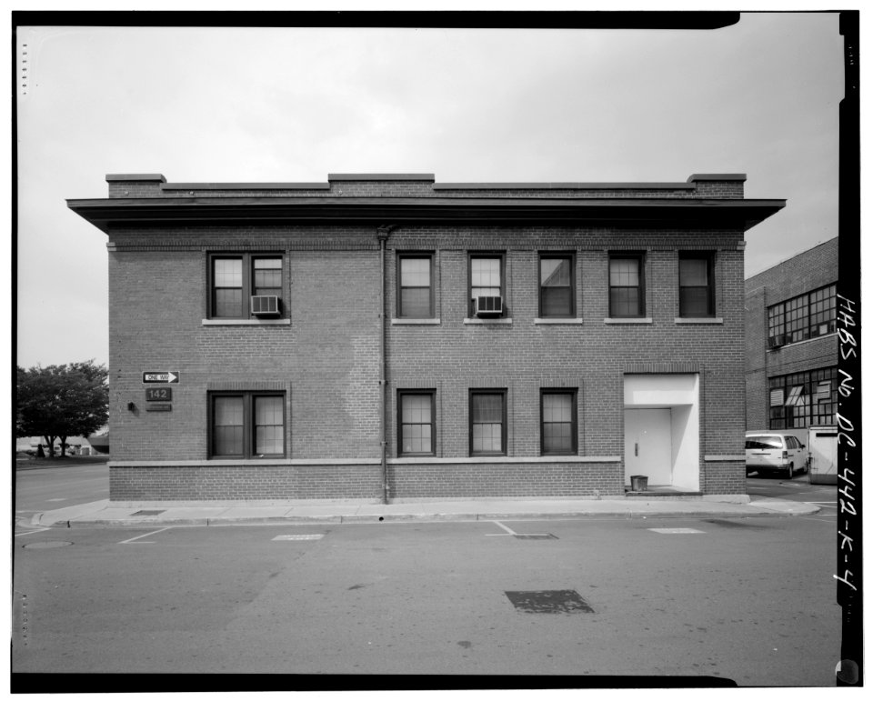 East elevation looking west building 142