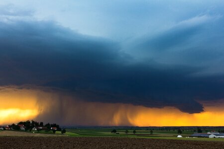 Storm hunting meteorology sunset