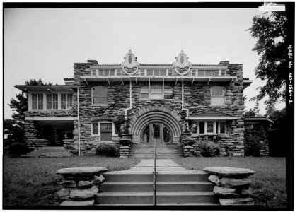 EAST FRONT - Mineral Hall, 4340 Oak Street, Kansas City, Jackson County, MO