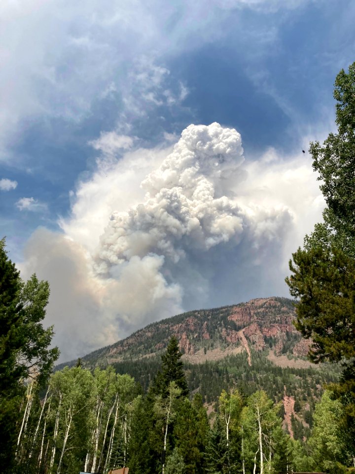 East Fork fire in Ashley National Forest