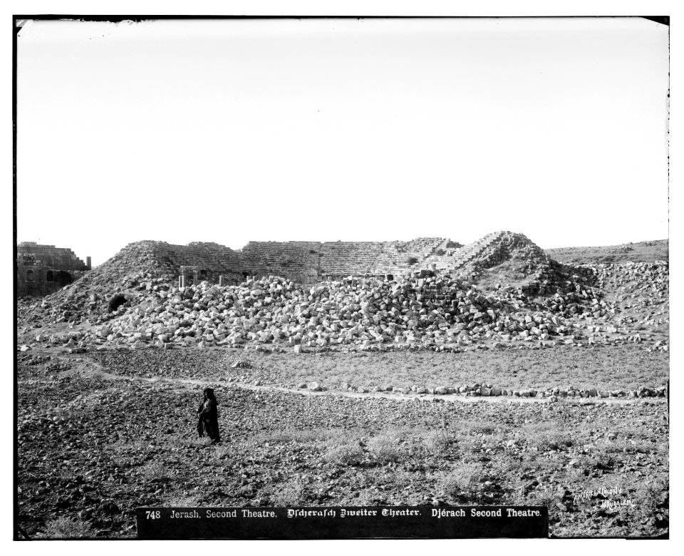 East of Jordan and the Dead Sea. (Southern) theatre at Jerash LOC matpc.06971