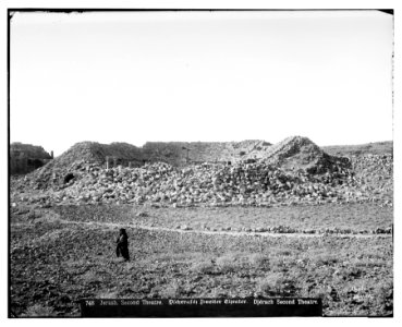 East of Jordan and the Dead Sea. (Southern) theatre at Jerash LOC matpc.06971