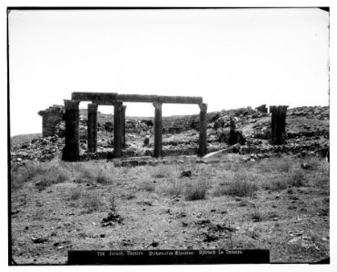 East of Jordan and the Dead Sea. The theatre at Jerash LOC matpc.06967