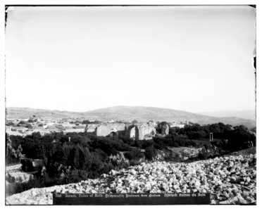 East of Jordan and the Dead Sea. Ruins of bath, Jerash LOC matpc.06973