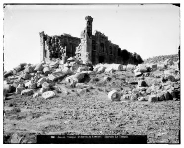 East of Jordan and the Dead Sea. Temple of Jerash LOC matpc.06969