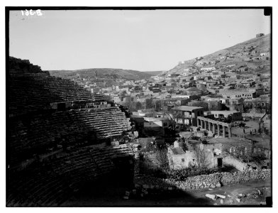 East of the Jordan and Dead Sea. Amman from the theater LOC matpc.05751
