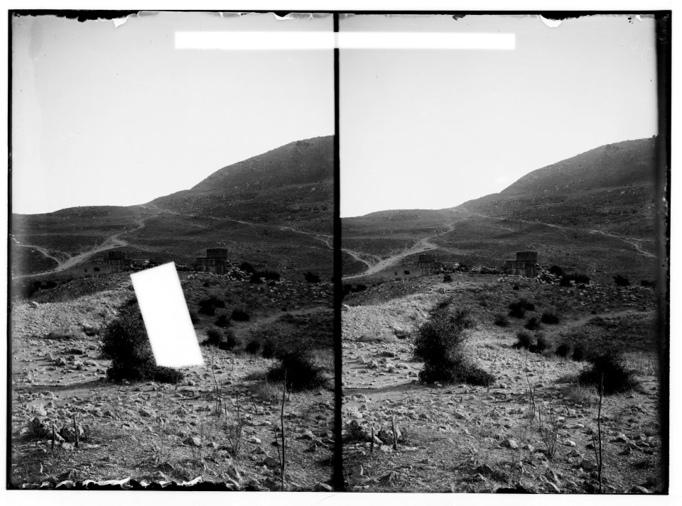 East of the Jordan and Dead Sea. Arak el-Emir LOC matpc.01719
