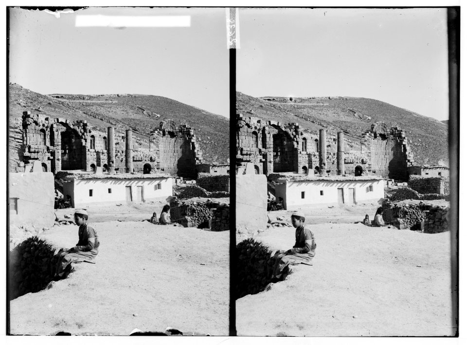 East of the Jordan and Dead Sea. Basilica at Amman LOC matpc.01711