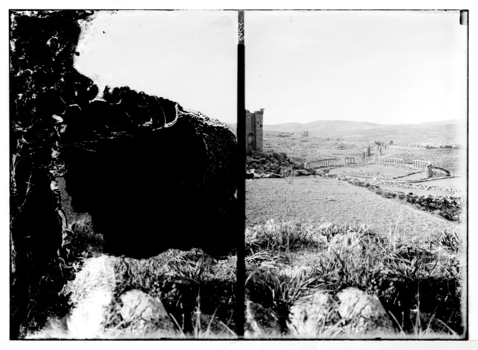 East of the Jordan and Dead Sea. General view of ruins of Jerash LOC matpc.06498