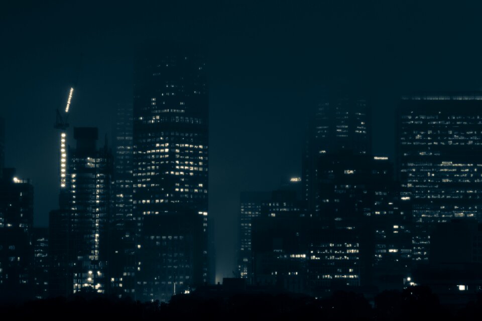 Dark sky night