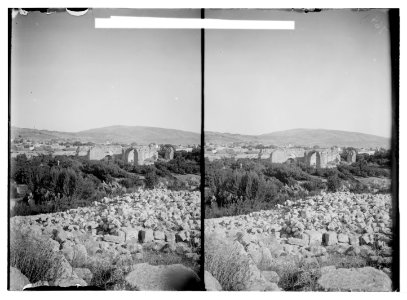East of the Jordan and Dead Sea. Ruins of Roman bath (Jerash) LOC matpc.06505