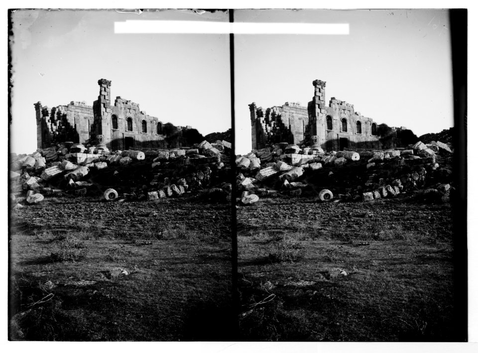 East of the Jordan and Dead Sea. Temple of Jerash LOC matpc.05347