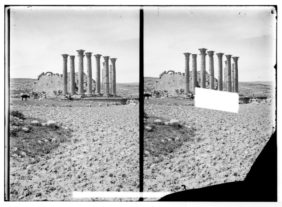 East of the Jordan and Dead Sea. Temple of the Sun (Jerash) LOC matpc.06504