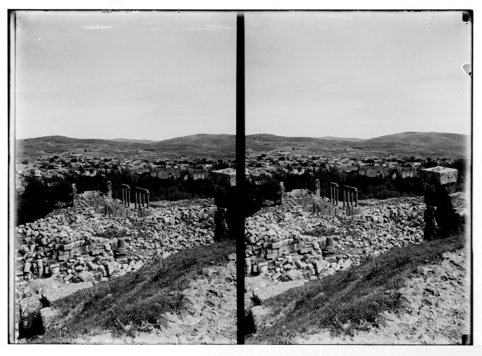 East of the Jordan and Dead Sea. Ruins of the church (Jerash) LOC matpc.05353