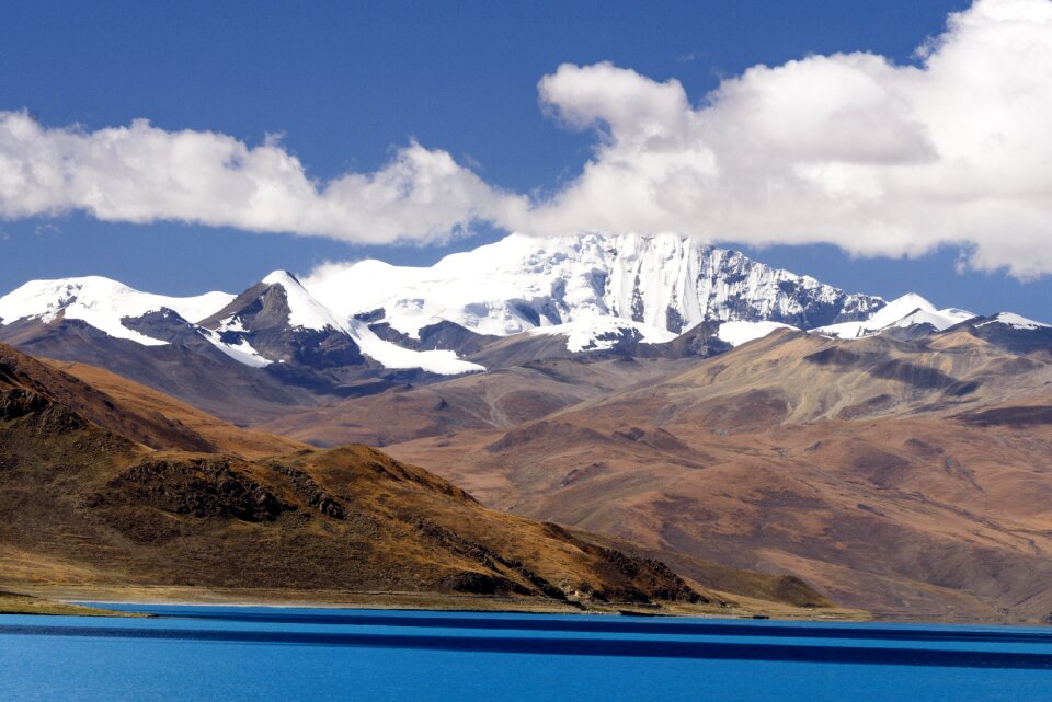 Cloud lake landscape photo