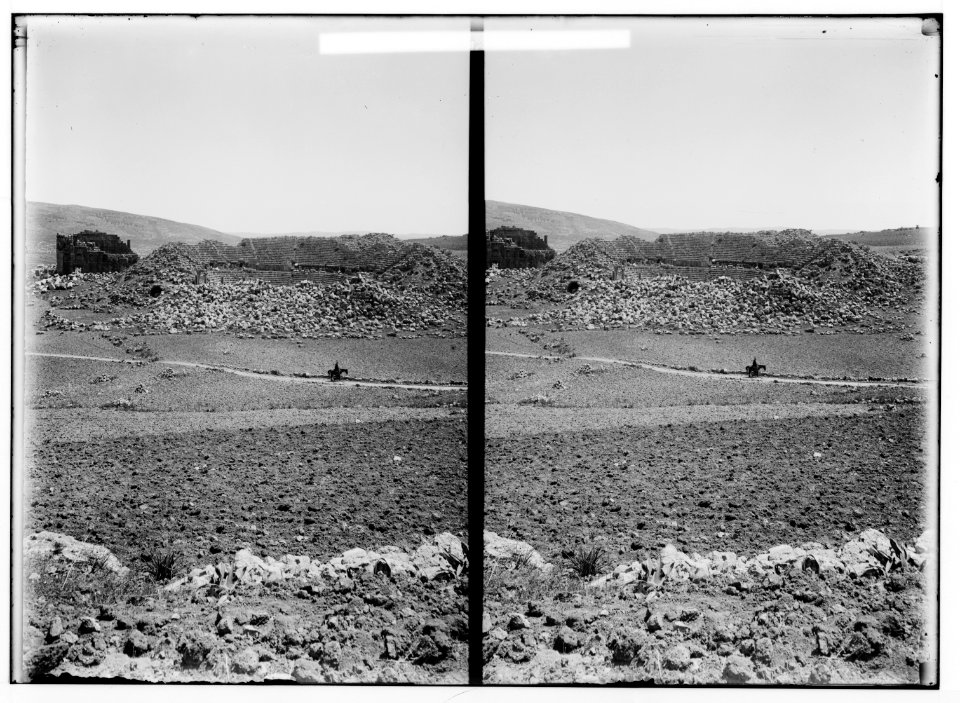 East of the Jordan and Dead Sea. The southern theatre at Jerash LOC matpc.01724