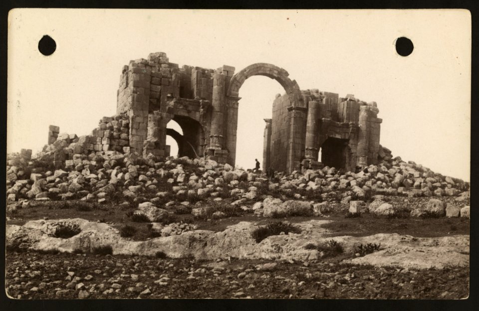 East of the Jordan and Dead Sea. Triumphal gate from the South LCCN2006691709
