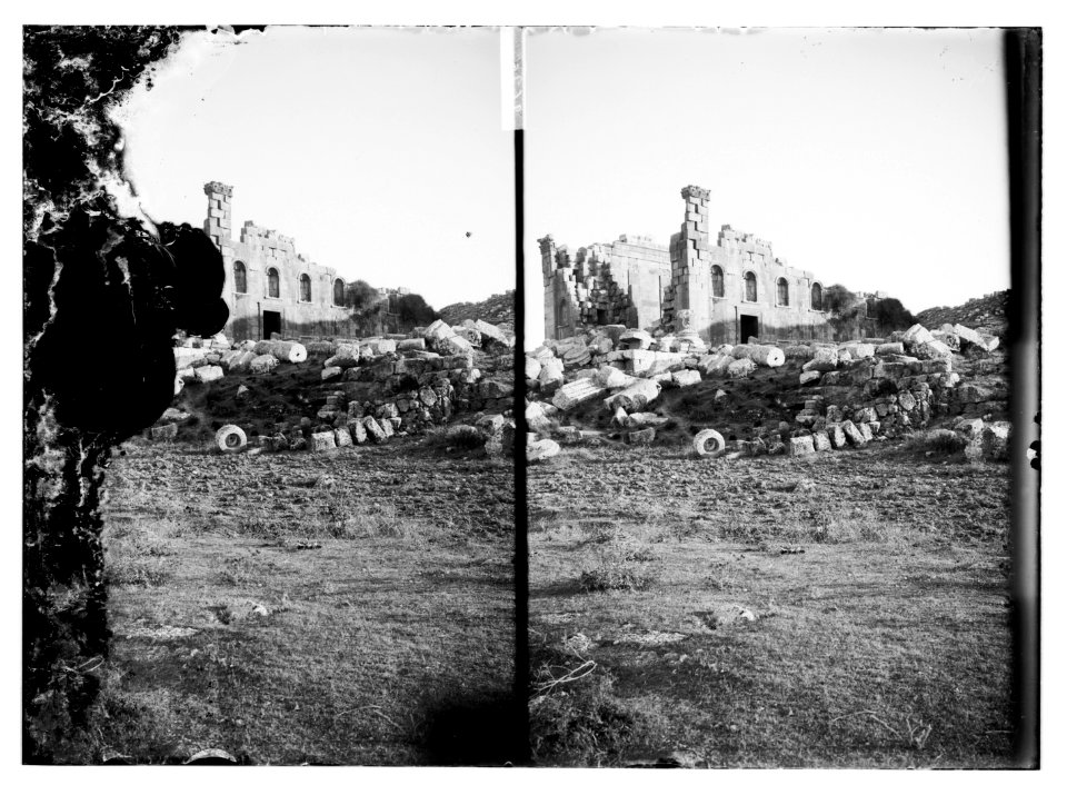 East of the Jordan and Dead Sea. The temple of Jerash LOC matpc.06464