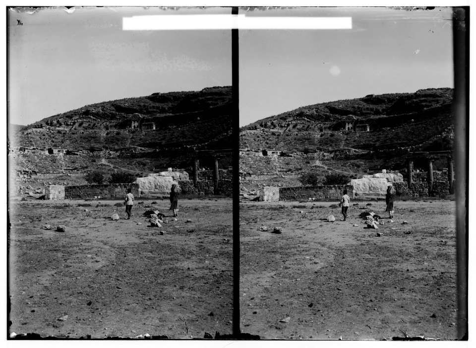 East of the Jordan and Dead Sea. Theatre at Amman LOC matpc.01713