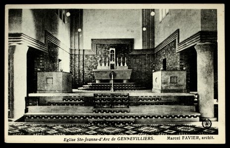 Gennevilliers.Eglise Sainte-Jeanne d'Arc