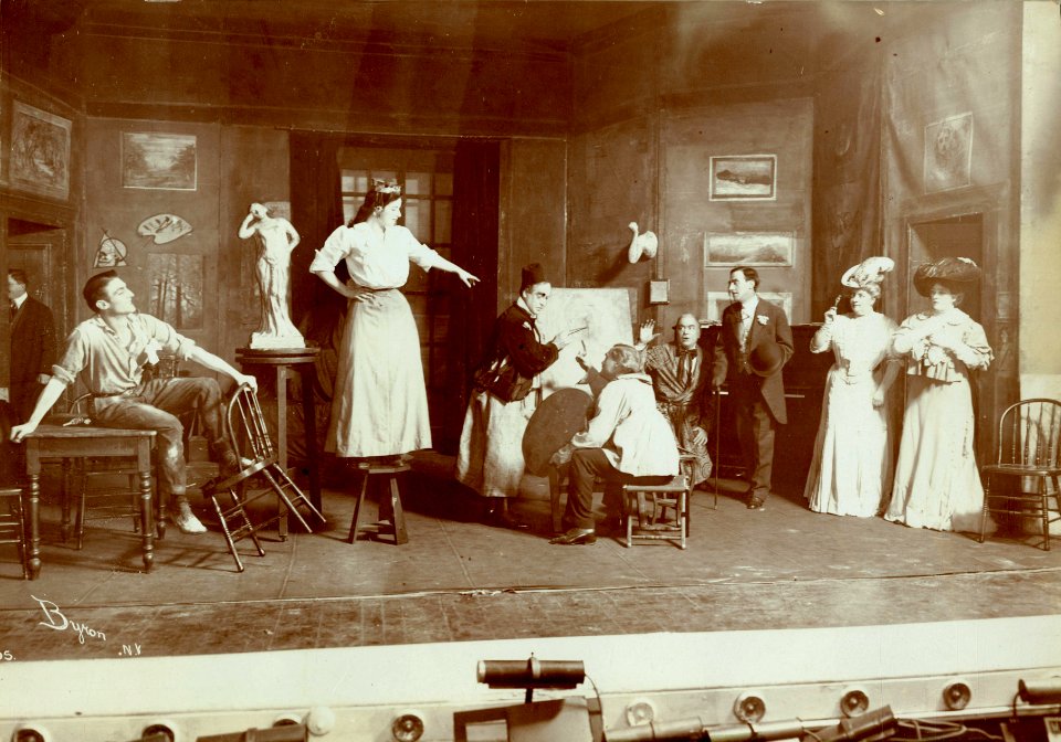 A scene from Act I of The Genius (SAYRE 1004)