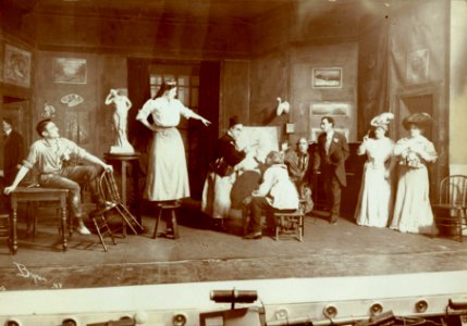 A scene from Act I of The Genius (SAYRE 1004)