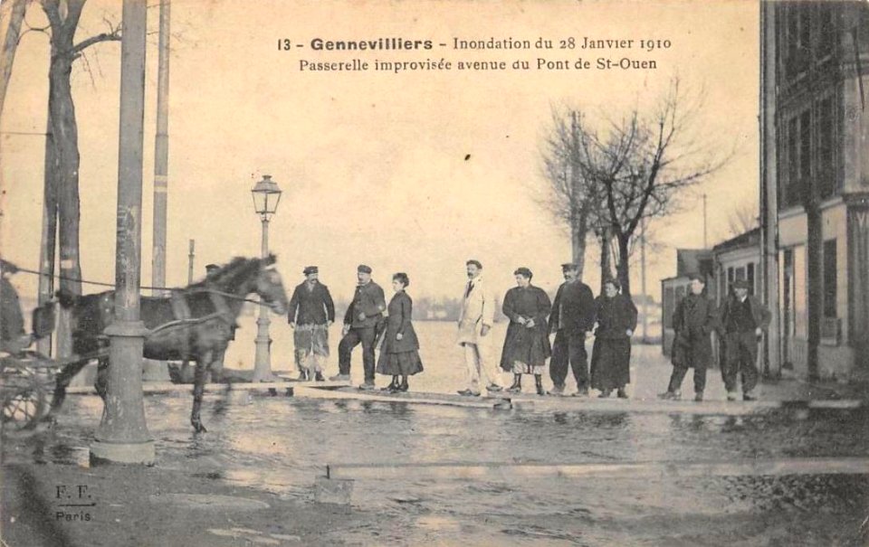Gennevilliers.Avenue du Pont de Saint-Ouen.1910