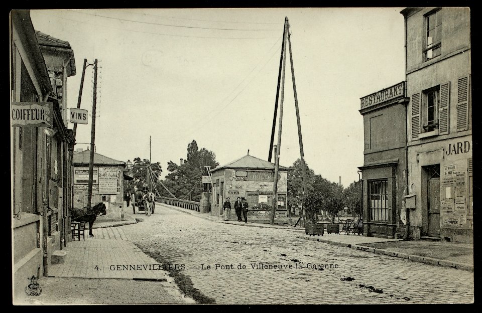 Gennevilliers.Pont de Villeneuve-la-Garenne